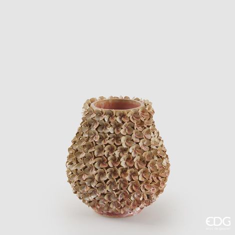 EDG Vaso Freaky Ortensia Bombato H 20,5 cm