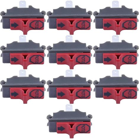 Kit de coupe-circuit d'allumage marche-arrêt 10X pour Husqvarna 361 365 371 371Xp 372 372Xp 336 385 390 503 71 82 01 (1/5)