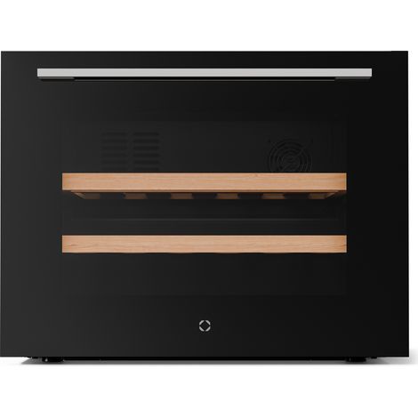 Klarstein Illuminosa frigorífico de vino empotrable  Moderno  Protección UV  61 litros  19 botellas  60 cm