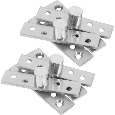 4pièces Lot de Charnières Pivotantes inox (1/5)