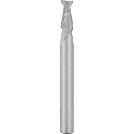 Fraise 2 dents en acier rapide HSS, queue droite 2-12mm, fraise hélicoïdale, fraise CNC 5x6x13x57, pour défonceuse et fraisage. (1/5)