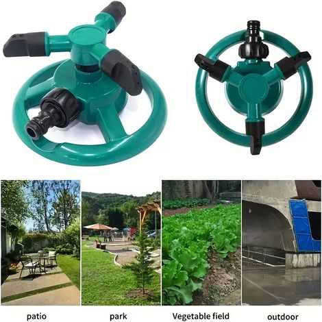 (2 pièces) Buse d'arrosage automatique rotative à 360° pour jardin et pelouse - Fournitures d'irrigation (1/5)