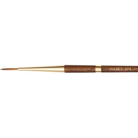 Pinceau - Rond long - Aquarelle - Isabey - Isaqua - 6233i - N°4 - Fibres synthétiques (1/3)