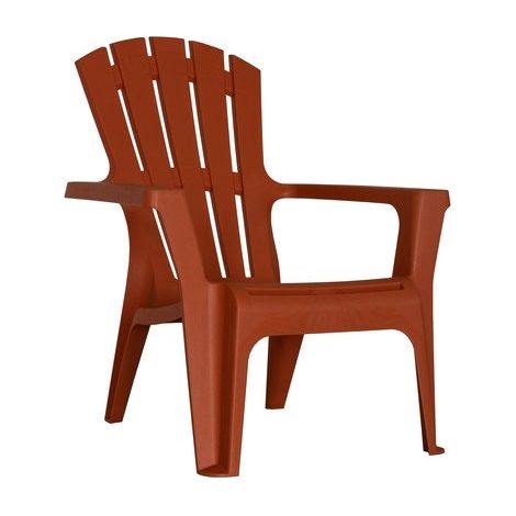 BICA Fauteuil Adirondack Résine Injectée Terracota, 1 Personnes