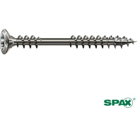Vis pour Façade SPAX Double Filetage TFB T-STAR plus 4.5X60 Inox A2 (1/2)