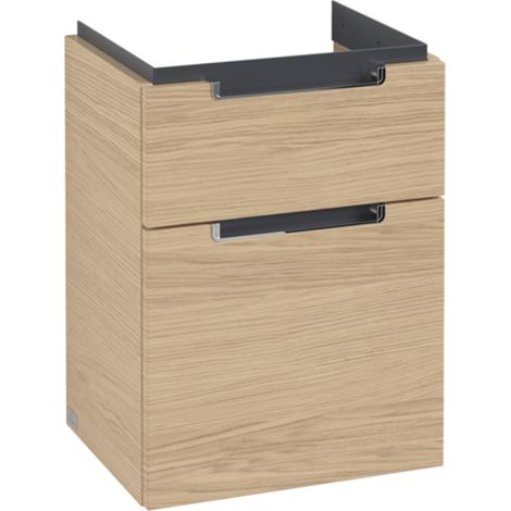 Villeroy & Boch Subway 2.0 meuble sous lavabo, 2 tiroirs, lavabo (1/2)
