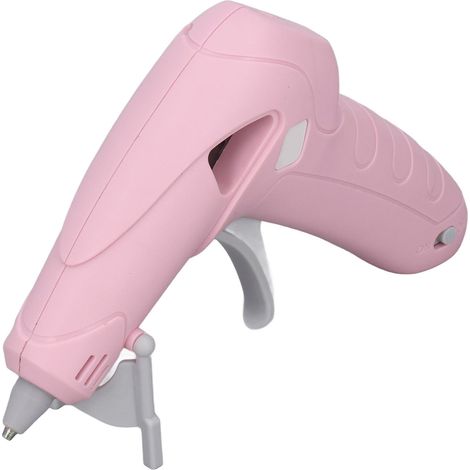 Pistolet à colle thermofusible pour enfants, avec batterie lithium USB rechargeable sans fil, buse anti-brûlure et embout anti-goutte. (1/5)