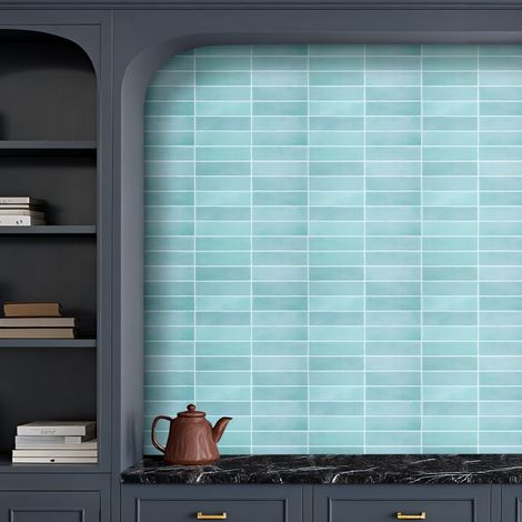 10Pcs Self-Adhesive Wall Tile Stickers (1/5)