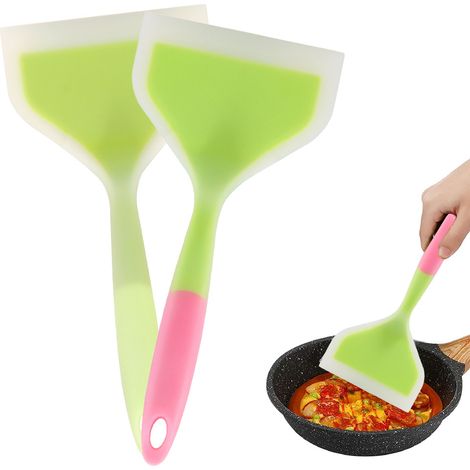 Spatule A Crepes - Silicone - Flexible - Antiadhésive - Pour Poêles Antiadhésives - 1 Pièce (1/5)