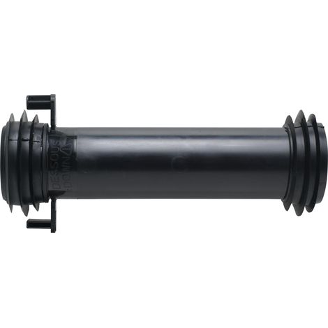 Flexible rond d'alimentation noir pour wc suspendu, Wirquin 50719183, Noir