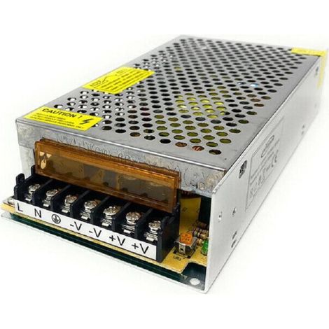 Trade Shop - Alimentatore Stabilizzato 24v 5 Ampere Trasformatore Switch 120 Watt S-5aa-24v - (1/4)