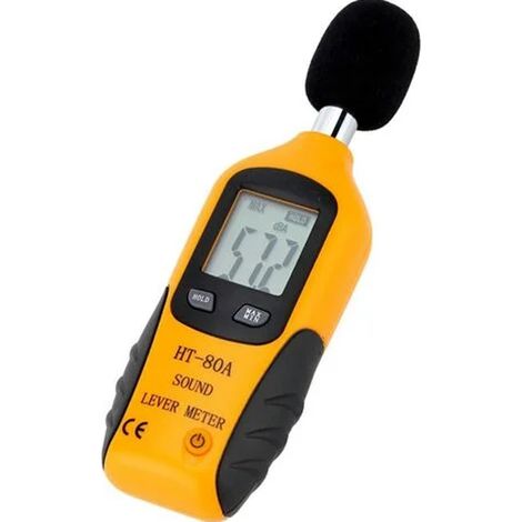 Sonometre Numerique Portable - Plage 30 A 130 Dba - Precision ±1 5 Db - Pour Mesure Bruit Maison Bureau Industrie - 1 Unite (1/5)