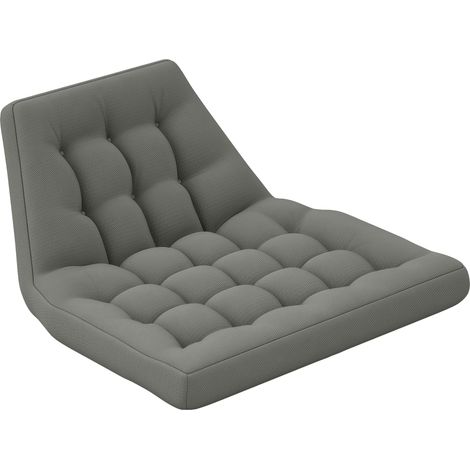 Sitzkissen, Outdoor-Sitzkissen für Hängesessel und Schaukeln, Outdoor-Kissenbezüge, grau