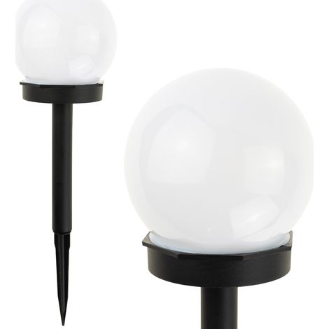 TG47830 Lampada solare da giardino a sfera, lampada solare da giardino a LED a sfera bianca per il giardino (1/5)