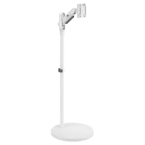 Mac-lean Soporte móvil moderno blanco para pantalla de 17-35 pulgadas