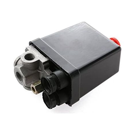 1 Pressostat, 4 ports, 240 V CA, 20 A, 175 PSI, pour compresseur d'air (1/5)