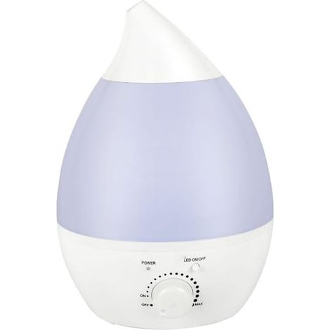 1,3-Liter-Ultraschall-Luftbefeuchter für Babys, Wohnräume, Zuhause, mit Filter, leise, Nachtlicht, automatische Abschaltung (bis zu 0,62 m²) (1/5)