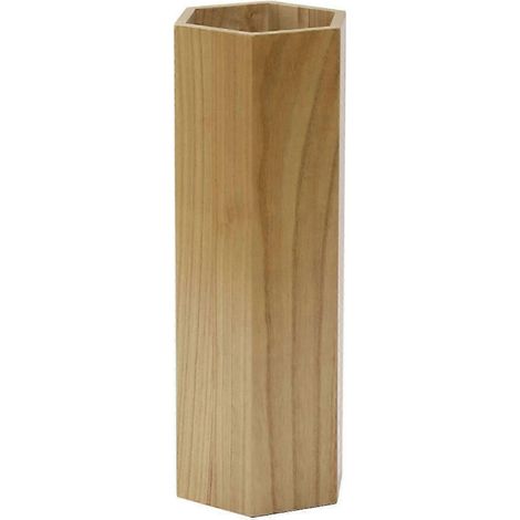 Ce porte-parapluies en bois robuste et durable est conçu pour une utilisation à la maison, au bureau et dans un couloir. (1/5)
