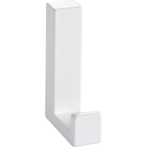 MantelHaken Doradus GarderobenHaken 15x61mm, Haken ZN weiß glänzend