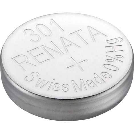Renata Pile bouton 301 1.55 V 1 pc(s) 130 mAh oxyde d'argent (1/4)