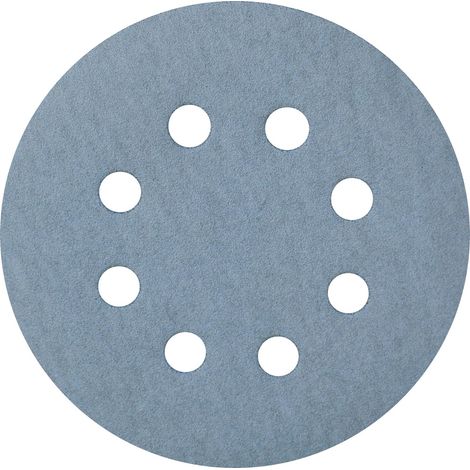 SAITAC Dischi autoaggrappanti di carta velcrata abrasiva 8 Fori Diametro 127 mm - Grana: 120
