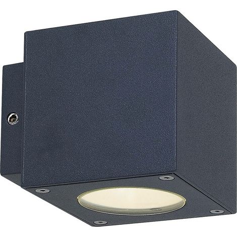 [NEUWERTIG] B-Ware Lucande Außenwandleuchte Wandlampe Led Aluminium Grafit Außenbereich Warmweiß
