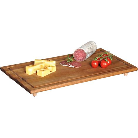 Plaque de cuisson en bois d'acacia - Marron - L 50 x l 28 cm - Livraison gratuite