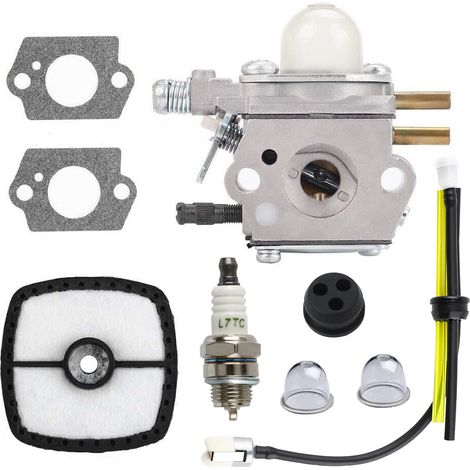Carburateur compatible avec Echo TT-24, TT-24A, LHE-2475, LST-2450, SHR-210, SHC-1700 – Pièce de rechange pour débroussailleuse et taille-haie (1/5)