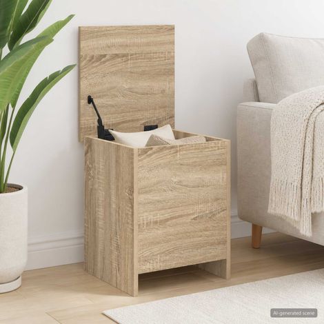 vidaXL Cassa di stoccaggio Rovere Sonoma 40 x 40 x 50 cm (1/5)