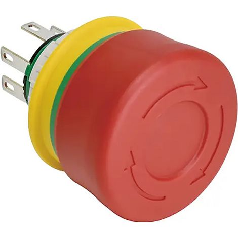 Idec Short Body E-stop Not-Aus-Schalter  250 V 5 A  IP65, IP67, IP69K 1 St.