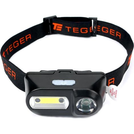 Lampada frontale a LED COB Teger da 200 lm con sensore di movimento USB (1/3)