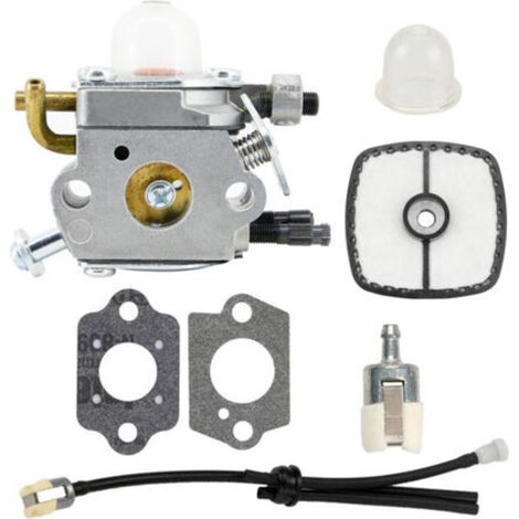 Carburatore per soffiatore per foglie portatile Echo PB-2100 e trituratore ES-2100 C1U-K42 C1U-K42B C1U-K42A con tubo del carburante e candela