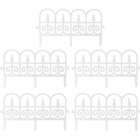Dekorative 5-teilige Gartentierbarriere (1/5)