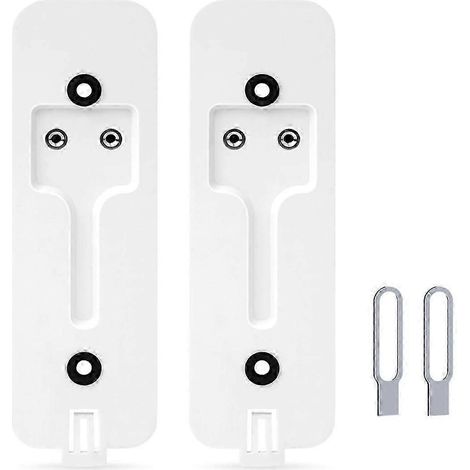 Plaque arrière de remplacement pour sonnette vidéo Blink, pièce de plaque arrière avec accessoire de montage (blanc - lot de 2) (1/5)