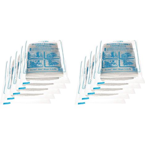 KOTARBAU® Lot De 25 Bâche Protection Peinture - 4 x 5 m - Transparent - Bache Peinture de Protection Sol - Bache Plastique Protection - Bache Plastique Transparente (1/5)