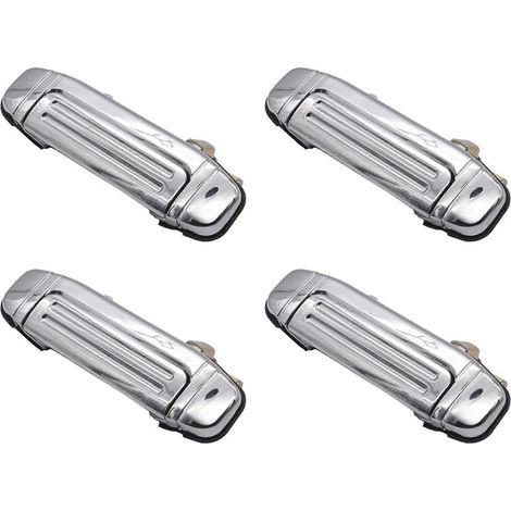 4 manijas exteriores cromadas para puertas traseras izquierdas (MR156877) para Mitsubishi Montero Pajero V31 V32 V33 1997-2000 (1/5)