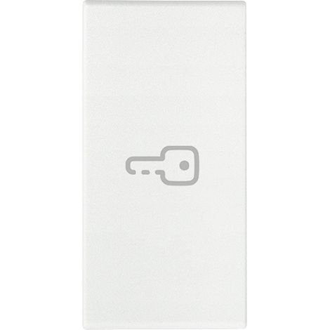 Tasto 1M Simbolo Chiave Assiale Bianco VIMAR 19131.P.B