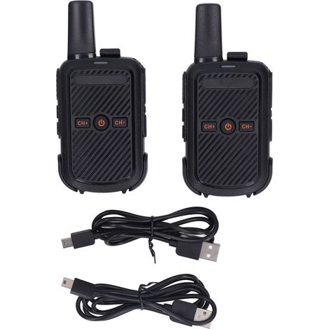 Mini talkie-walkie sans fil portable 8W 400-470MHz anti-interférences pour salons de coiffure, bars, karaokés et supermarchés-AquaForge (1/5)