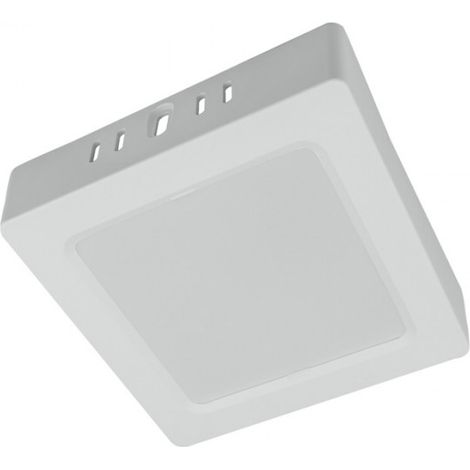 Aufputz-LED-Spotleuchte, weiß, 12 cm, quadratisch, 4000 K, neutralweiß, Ecolight EC20459 (1/5)