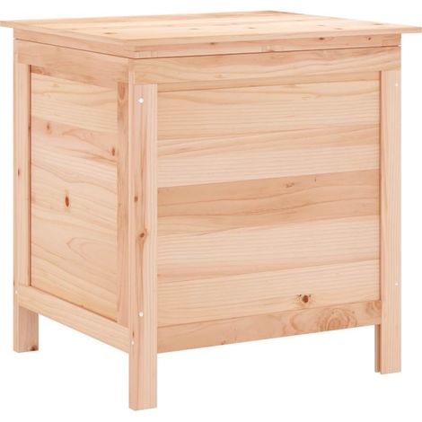 vidaXL Gartenaufbewahrungsbox 50x49x56,5 cm aus massivem Kiefernholz
