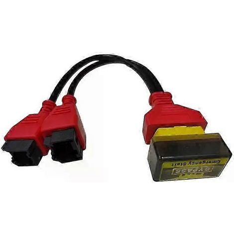 Passend für FIAT Notstart-Stecker-Umgehung, Wegfahrsperre deaktivieren, OBD2-Umgehung, passend für Chrysler 12+8 SGW Kabel-JXLGV (1/5)