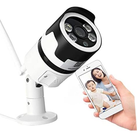 Telecamera IP Videosorveglianza Wi-Fi Camera Sorveglianza Wireless 5Led 3.6mm (1/5)