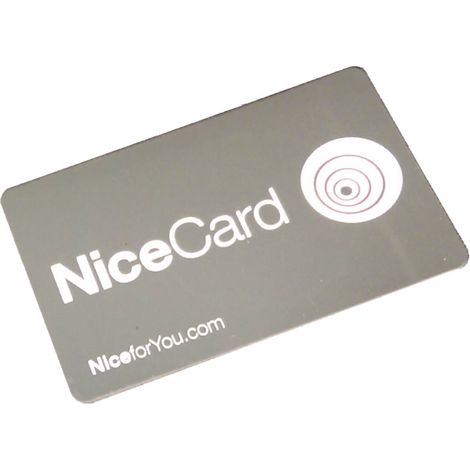 Tarjeta con transpondedor NICE MOCARD