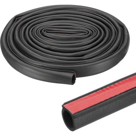 13 Ft Joint En Caoutchouc En Forme De D EPDM Pour Porte Noir Rouge (1/5)