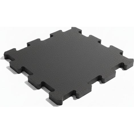 Easy Puzzle Bodenmatte aus stoßdämpfendem und schützendem Gummi, 50 x 50 cm, 15 mm dick