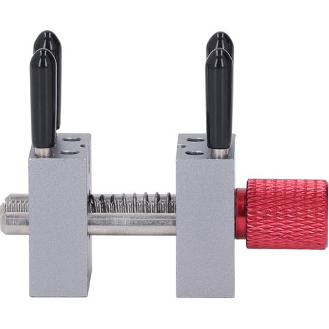 Mini étau, diamètre de serrage maximal de 3 cm, étau de table parallèle réglable, petite pince plate pour le modélisme et le bricolage. (1/5)