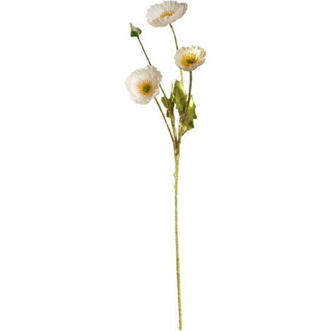 5 Artificial Flower 4 Head Flocked Simulated Flower for Home Living Room Decoration Light Blue (1/5)