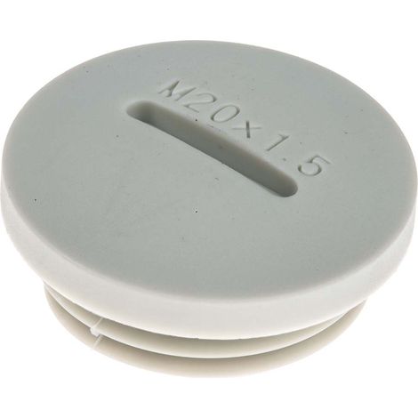 Bouchon obturateur RS PRO M20 x 1.5, Ø 19.9mm - 24mm en Nylon 66 ( Prix pour Paquet de 100 ) (1/2)