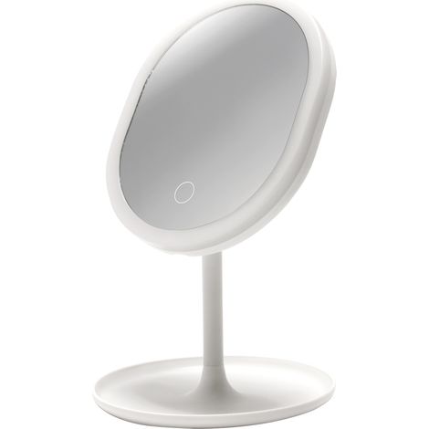 LED-Kosmetikspiegel mit Beleuchtung zum Schminken, weiß, princessa LED Ideus 03822 (1/2)