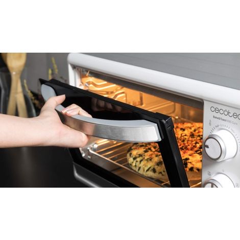 Cecotec Horno Sobremesa Bake&Toast 690 Gyro. Capacidad de 30 litros 1500 W 5 Modos Temperatura hasta 230ºC y Tiempo hasta 60 Minutos Incluye (1/5)